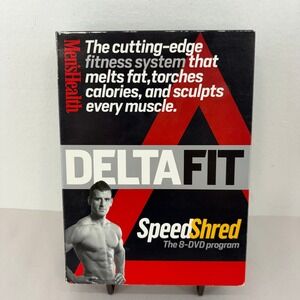 Mens Health DeltaFIT Speed Shred DVD Fitness Program Workout Set Missing Disc 1